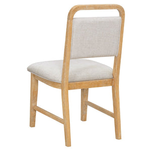 English Elm Trexm Rustic Oak Extendable Dining Set with Upholstered Chairs Bench Seats 6 Natural ST000154AAN