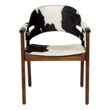 Boss Chair Black Hair-On-Hide 11811 Cyan Design