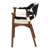 Boss Chair Black Hair-On-Hide 11811 Cyan Design