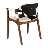 Boss Chair Black Hair-On-Hide 11811 Cyan Design