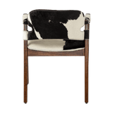 Boss Chair Black Hair-On-Hide 11811 Cyan Design