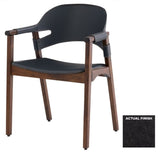 Boss Chair Black Distressed Leather 11812 Cyan Design