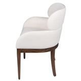 Lucien Dining Chair 11825 Dark Brown|Off-White 11825 Cyan Design