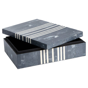 Lapis Box Blue and White 11834 Cyan Design