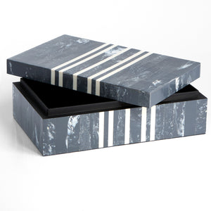 Lapis Box Blue and White 11835 Cyan Design