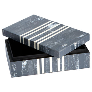 Lapis Box Blue and White 11835 Cyan Design