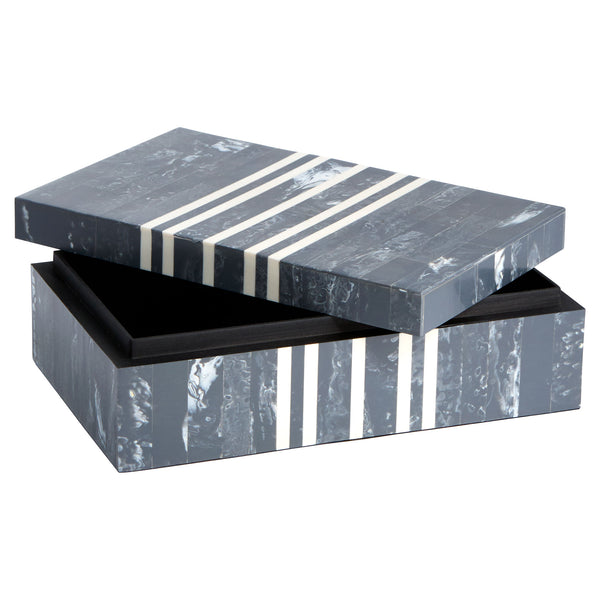 Lapis Box Blue and White 11835 Cyan Design