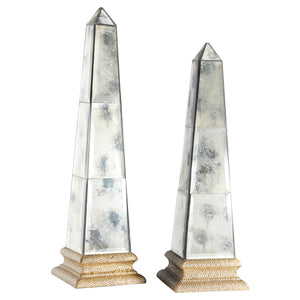 Luxor Obelisk Sculpture Antique Brass 11840 Cyan Design