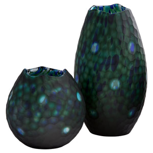 Mykonos Vase Blue | Green 11844 Cyan Design