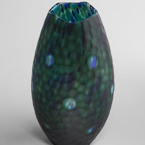 Mykonos Vase Blue | Green 11843 Cyan Design