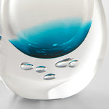 Tidepool Vase Clear | Blue 11845 Cyan Design