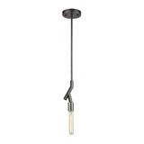 Freeform 6'' Wide 1-Light Mini Pendant - Dark Graphite 11847/1 Elk Lighting