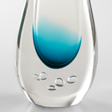 Tidepool Vase Clear | Blue 11847 Cyan Design