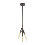 Freeform 6'' Wide 3-Light Mini Pendant - Dark Graphite 11848/3 Elk Lighting