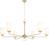 Ginevra Chandelier Aged Brass 11859 Cyan Design