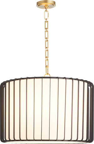 Tuxedo Pendant Black 11863 Cyan Design