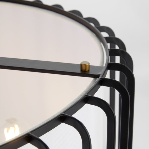 Tuxedo Pendant Black 11863 Cyan Design