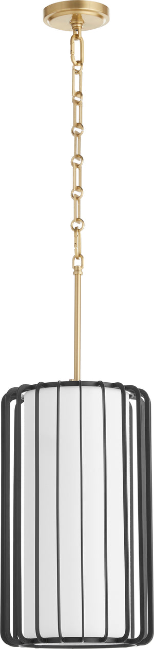 Tuxedo Pendant Black 11864 Cyan Design