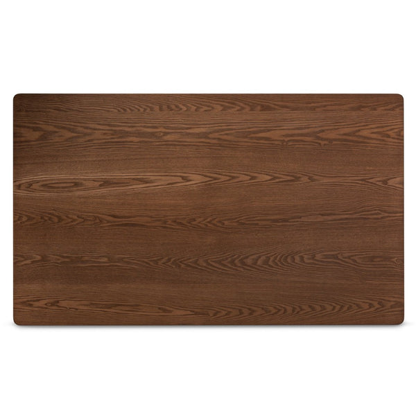 Baxton Studio Baxton Saxton Mid-Century Walnut Dining Table - Stylish, Durable, Seats 6, Perfect for Modern Spaces RDT347-Walnut-DT