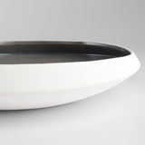 Tricolore Bowl Matte White | Grey Glaze 11879 Cyan Design