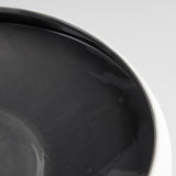 Tricolore Bowl Matte White | Grey Glaze 11879 Cyan Design