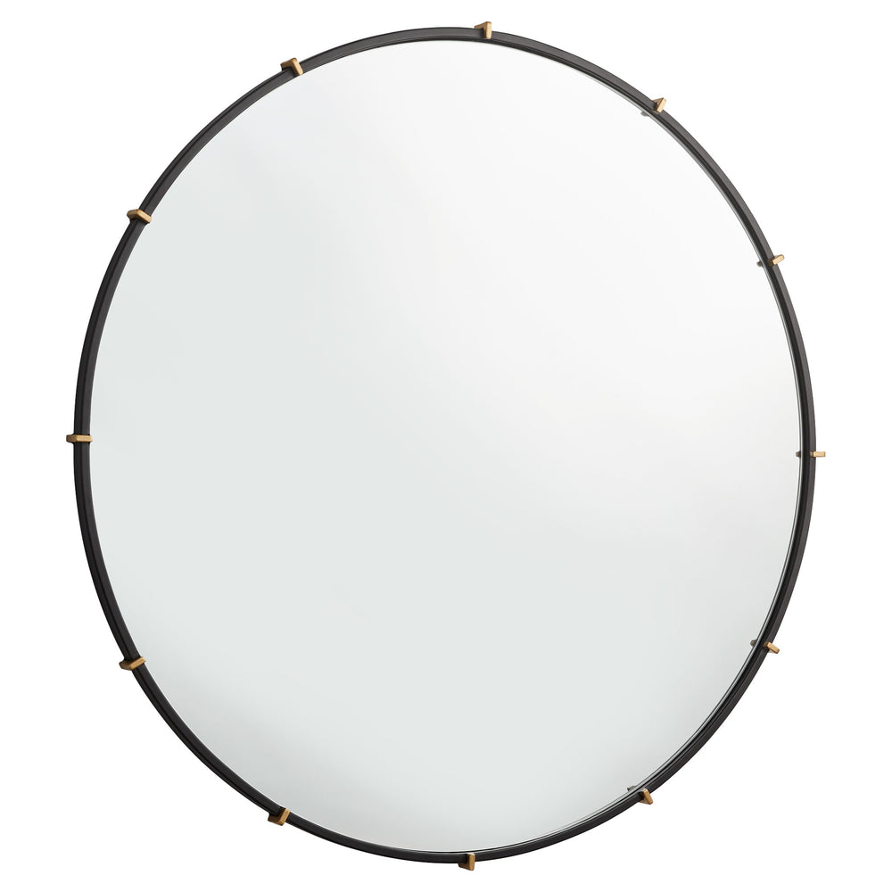 Klipp Round Mirror Black 11889 Cyan Design