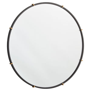 Klipp Round Mirror Black 11898 Cyan Design