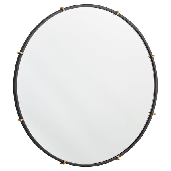 Klipp Round Mirror Black 11898 Cyan Design