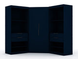 Manhattan Comfort Mulberry Contemporary - Modern Wardrobe/ Armoire/ Closet Tatiana Midnight Blue 118GMC4