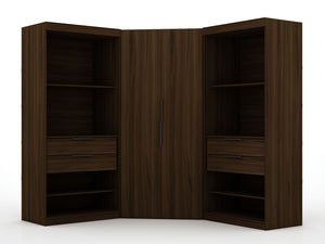 Manhattan Comfort Mulberry Contemporary - Modern Wardrobe/ Armoire/ Closet Brown 118GMC5