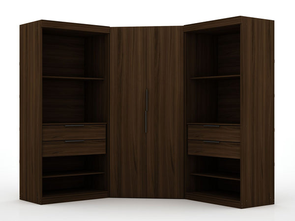 Manhattan Comfort Mulberry Contemporary - Modern Wardrobe/ Armoire/ Closet Brown 118GMC5