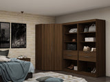 Manhattan Comfort Mulberry Contemporary - Modern Wardrobe/ Armoire/ Closet Brown 118GMC5