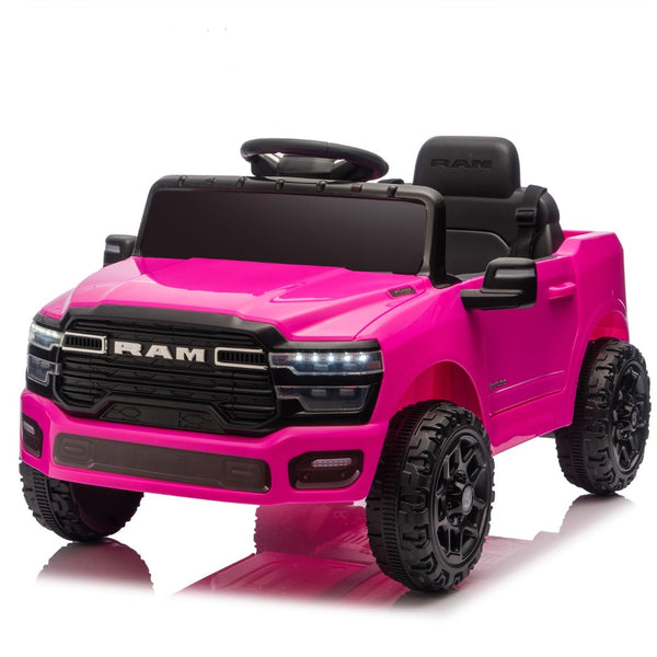 English Elm Licensed Dodge Ram 3500 12v Kids Ride on Truck with Parental Remote and Rear Suspension W1578P346251