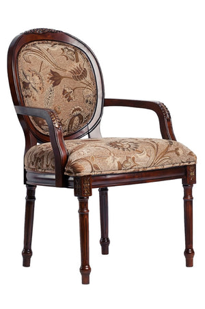 Comfort Pointe Belmont Oval Back Chair Cherry Finish