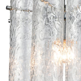 Glass Symphony 10'' Wide 1-Light Mini Pendant - Polished Chrome 11911/1 Elk Lighting