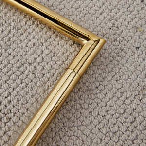 English Elm Table Set With Glass Top & Gold Stainless Steel Legs, 8 Black Pu Chairs For Modern Dining Elegance W1151S04329-GIGA