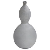 Calabaza Vase Semi Matte Stone Grey 11920 Cyan Design