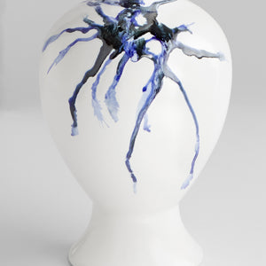 Nola Vase White | Cobalt blue | Black 11923 Cyan Design