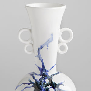 Nola Vase White | Cobalt blue | Black 11923 Cyan Design