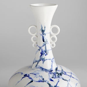 Nola Vase White | Cobalt blue | Black 11924 Cyan Design