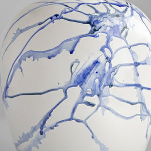 Neos Vase White | Cobalt blue | Black 11928 Cyan Design