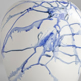 Neos Vase White | Cobalt blue | Black 11928 Cyan Design