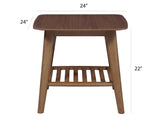 IDEAZ Modern Side Table Walnut 1193UFD