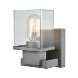 Hotelier 5'' Wide 1-Light Vanity Light - Weathered Zinc 11940/1 Elk Lighting