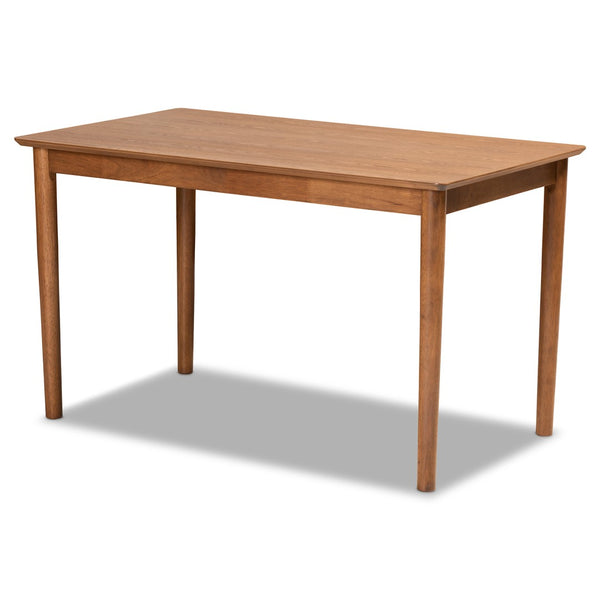 Baxton Studio Baxton Studio Alvis 3-Piece Mid-Century Velvet Dining Nook Set, Walnut Brown Wood & Comfort Design BBT8063-Grey Velvet/Walnut-3PC Dining Nook Set