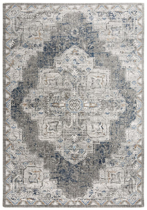Alora Decor Antonela Eco-Friendly Gray & Ivory Abstract Area Rug — Soft Hand-Sheared Recycled Polyester Luxury 9' x 12' 119119742DR000912
