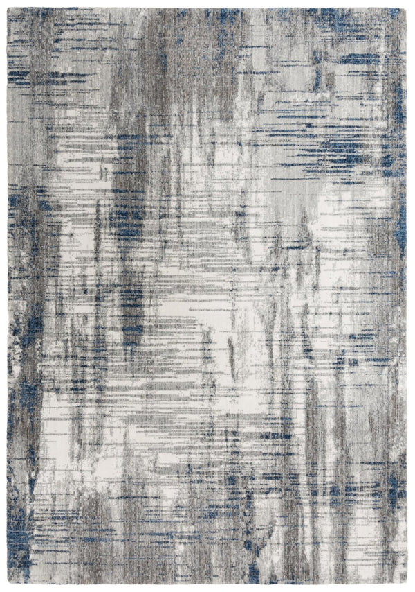 Alora Decor Antonela Gray Runner Rug — 100% Recycled Polyester, Modern Abstract Design, Durable Soft Low-Pile Runner (2'6" X 8') 11911974633092608