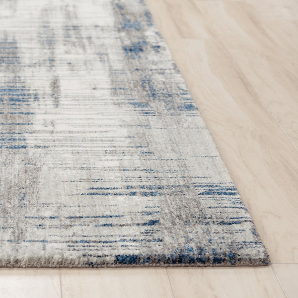 Alora Decor Antonela Gray Rectangle Rug With Abstract Modern Palette, Eco-Friendly Recycled Polyester, Durable Elegance 8' x 10' 11911974633090810