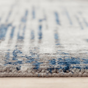 Alora Decor Antonela Gray Rectangle Rug With Abstract Modern Palette, Eco-Friendly Recycled Polyester, Durable Elegance 8' x 10' 11911974633090810