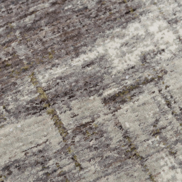 Alora Decor Antonela Modern Gray Abstract Rug — Sustainable 100% Recycled Polyester, Hand-Sheared Luxury Finish 10' x 13' 11911974800330113